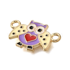 Alloy Enamel Connector Charms&nbsp;FIND-E049-05D-G