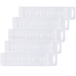 5Pcs Plastic Swipe ID Card Holder&nbsp;AJEW-CP0011-64