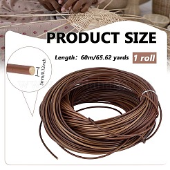 Plastic Wicker Strips&nbsp;DIY-WH0750-098B