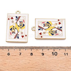Rack Plating Alloy Enamel Pendants&nbsp;ENAM-N056-392B-KCG