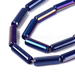 Electroplate Opaque Glass Beads Strands&nbsp;EGLA-Q132-02A-B02