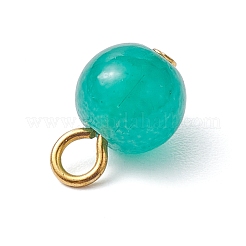 12Pcs Imitation Jade Glass Pendants&nbsp;PALLOY-JF02768-01