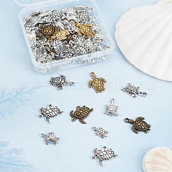 72Pcs 9 style Tibetan Style Alloy Pendant&nbsp;TIBE-SC0001-50