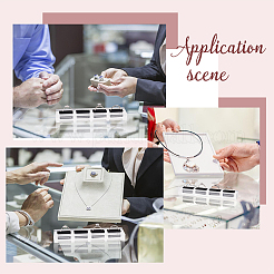 4-Slot Acrylic Finger Ring Display Rack&nbsp;RDIS-WH0002-11