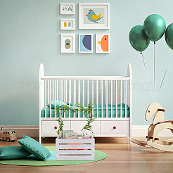 1Pc Rectangle Wooden Baby Storage Basket&nbsp;AJEW-UN0003-05