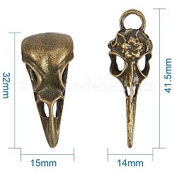 Tibetan Style Alloy Pendants&nbsp;PALLOY-PH0012-33