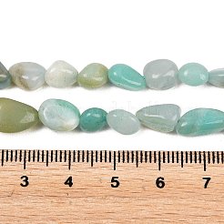 天然アマゾナイトナゲット連売り  8~10x6~8x3~6mm  穴：1mm  約45個/連  14.96''（38センチメートル）&nbsp;G-J335-31B