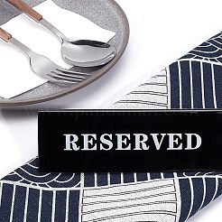 Acrylic Reserved Table Tent Sign&nbsp;LS-AJEW-WH0251-39