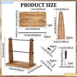 Wood Bobbin Winder Bracket&nbsp;TOOL-WH0136-224B