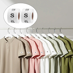 2 Rolls Paper Self-Adhesive Clothing Size Labels Sticker Rolls&nbsp;DIY-LP0005-32A
