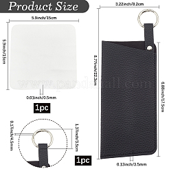 1Pc PU Leather Eyeglass Cases&nbsp;AJEW-CN0004-98B-01