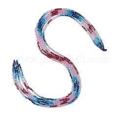 Gradient Color Cubic Zirconia Bead Strands&nbsp;ZIRC-F144-02B