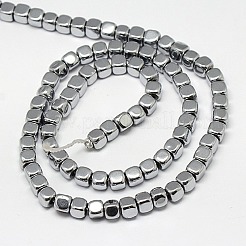 Electroplate Non-magnetic Synthetic Hematite Beads Strands&nbsp;G-J172-2x2mm-02