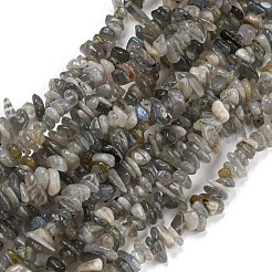 天然石ラブラドライトビーズ連売り  チップ  5~8mm  穴：1mm  約80~81 CM&nbsp;G-P332-23