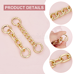 4Pcs 2 Styles Alloy Link Bag Strap Extender&nbsp;FIND-UN0003-10