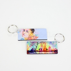 Sublimation Double-Sided Blank MDF Keychains&nbsp;ZXFQ-PW0001-052