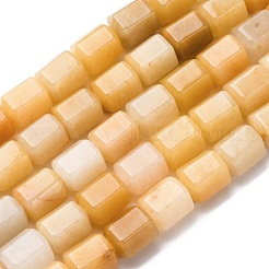天然石トパーズ翡翠ビーズ連売り  六角プリズム  10~11x9~10mm  穴：0.8mm  約39~40個/連  15.16''~15.55''（38.5~39.5センチメートル）&nbsp;G-R015-A02