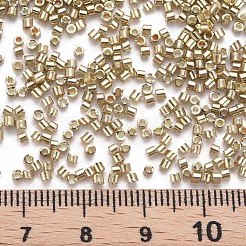 Plated Glass Cylinder Beads&nbsp;SEED-S047-E-001