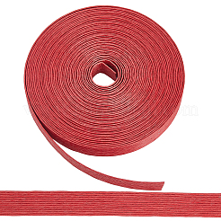 10mの平らな紙紐  紙ひも  DIYクラフト用  クリムゾン  15x1mm  約10.94ヤード（10m）/ロール&nbsp;OCOR-WH20001-92D