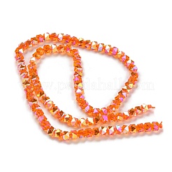 Electroplate Glass Beads Strands&nbsp;GLAA-Q105-02O