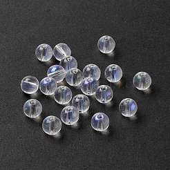 ガラスビーズ  ラウンド  透明  8mm  穴：1.4mm&nbsp;GLAA-C021-01M