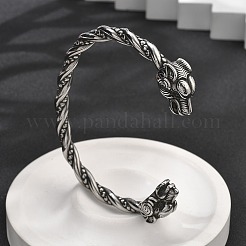 Viking 304 Stainless Steel Open Cuff Bangles for Men&nbsp;BJEW-U001-07K-AS
