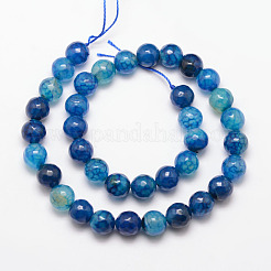 Natural Crackle Agate Bead Strands&nbsp;G-K166-07F-10mm-03