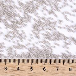 MIYUKIラウンドロカイユビーズ  日本製シードビーズ  （rr3330)不透明な薄い煙  15/0  1.5mm  穴：0.7mm  約5555PCS /ボトル  10 G /ボトル&nbsp;SEED-JP0010-RR3330