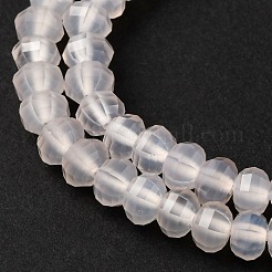 Natural White Agate Beads Strands&nbsp;G-P587-D02-01
