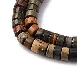 Natural Polychrome Jasper/Picasso Stone/Picasso Jasper Beads Strands&nbsp;G-Z006-C42