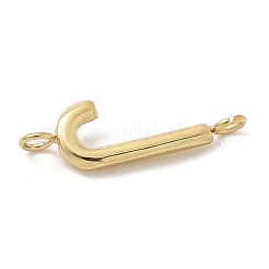 304 Stainless Steel Letter Connector Charms&nbsp;LS-STAS-M108-01G-10