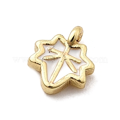 Brass Enamel Charms&nbsp;KK-P338-30G-03