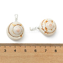 Natural Shiva Eye Shell Pendants&nbsp;PALLOY-JF05393