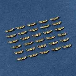 100Pcs Tibetan Style Alloy Fairy Wing Beads&nbsp;TIBEB-FS0001-14