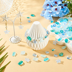 180Pcs 9 Styles Transparent Spray Painted Glass Beads&nbsp;GLAA-TA0004-43