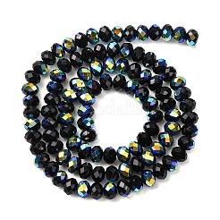 Electroplate Transparent Glass Beads Strands&nbsp;EGLA-A046-01B-05