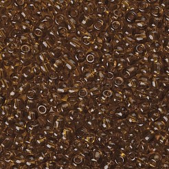 ガラスシードビーズ  トランスペアレント  ラウンド  ダークチソウ  6/0  4mm  穴：1.5mm  約4500ビーズ/ポンド&nbsp;SEED-A004-4mm-2C