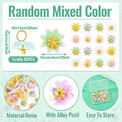 50Pcs Opaque Resin Charms&nbsp;PALLOY-TA00223