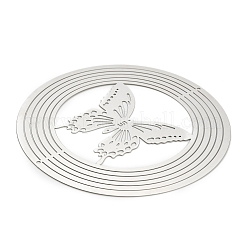 201 Stainless Steel Laser Cut Connector Charms&nbsp;STAS-Z116-01P-02