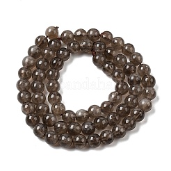 Natural Smoky Quartz Beads Strands&nbsp;X-G-B167-A09-6mm
