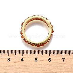 オリジナルデザインのスターリングシルバーの指輪925個  ナチュラルカーネリアンと  18KGP本金メッキ  5.5mm  内径：18mm&nbsp;RJEW-D321-01F-G