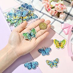 16Pcs 8 Styles Polyester Iron on Clothing Patches&nbsp;PATC-CJ0001-05