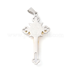 PVD Vacuum Plating 304 Stainless Steel Big Pendants&nbsp;LS-STAS-D052-03GP