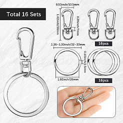 Alloy Swivel Lobster Claw Clasps&nbsp;FIND-SP0003-36