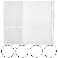 4Pcs Rectangle PVC File Pockets&nbsp;AJEW-CP0011-42B