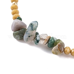 Natural & Synthetic Mixed Stone Adjustable Bracelets&nbsp;VY0463-6