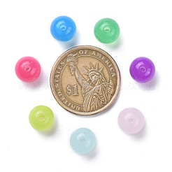 Imitation Jade Acrylic Beads&nbsp;X-SACR-S188-10mm-M