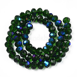 Electroplate Glass Beads Strands&nbsp;EGLA-A034-T8mm-L27