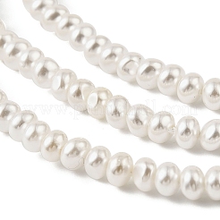 Electroplated Shell Pearl Beads Strands&nbsp;BSHE-Z009-11B