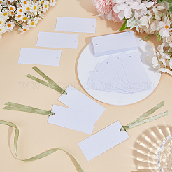 50Pcs Blank Rectangle White Paper Gift Tags&nbsp;CDIS-CN0001-03A